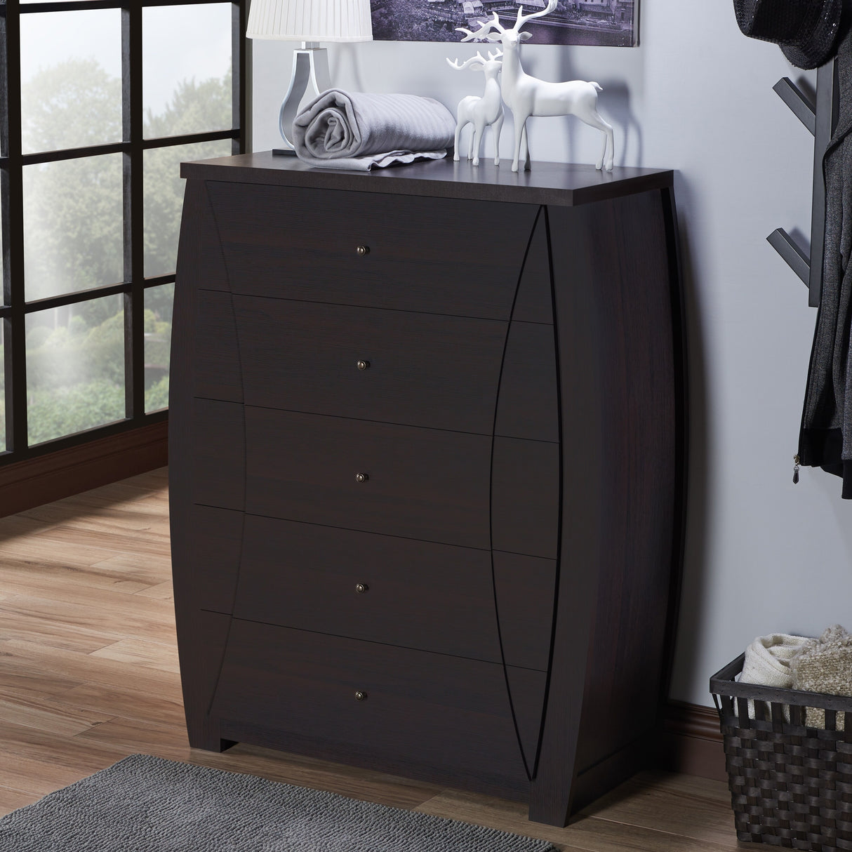 Furniture of America Kish Contemporary 5-drawer Vertical Chest