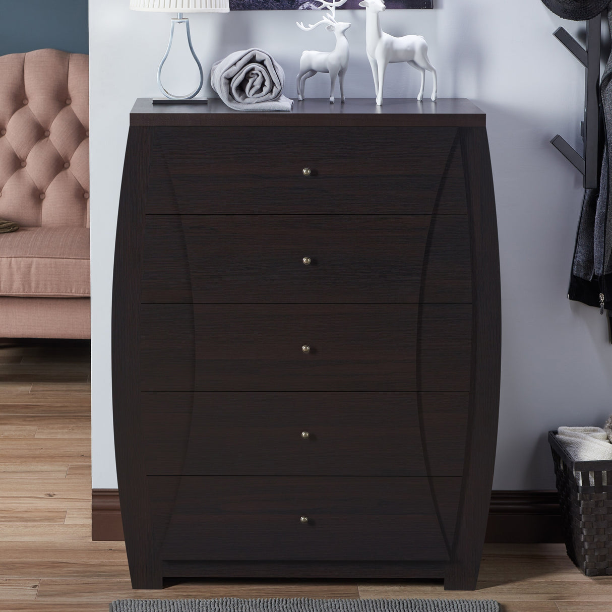 Furniture of America Kish Contemporary 5-drawer Vertical Chest