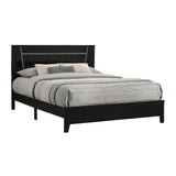 Larking Contemporary Solid Wood Platform Bed by Furniture of America
