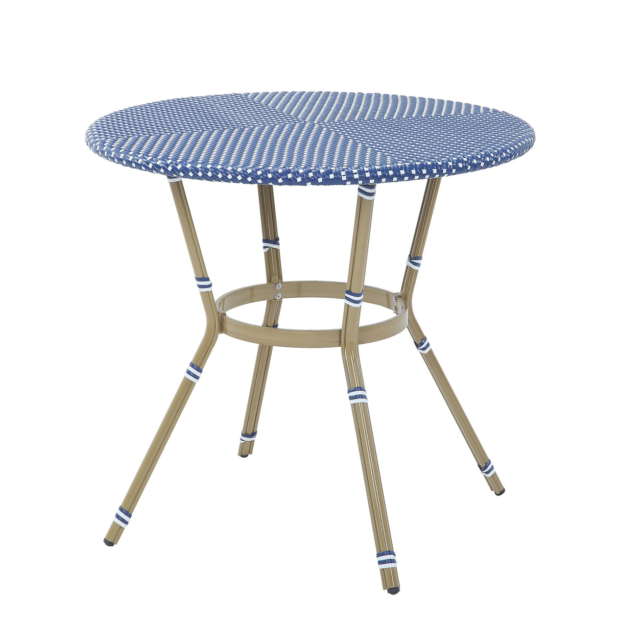Furniture of America Lidia Blue 40-inch Outdoor Counter Height Table