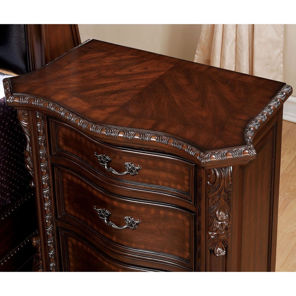 Furniture of America Keb Traditional Cherry 3-piece Bedroom Set