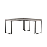 Magnus Industrial 59-inch Metal L-Shape Computer Desk with USB by Furniture of America