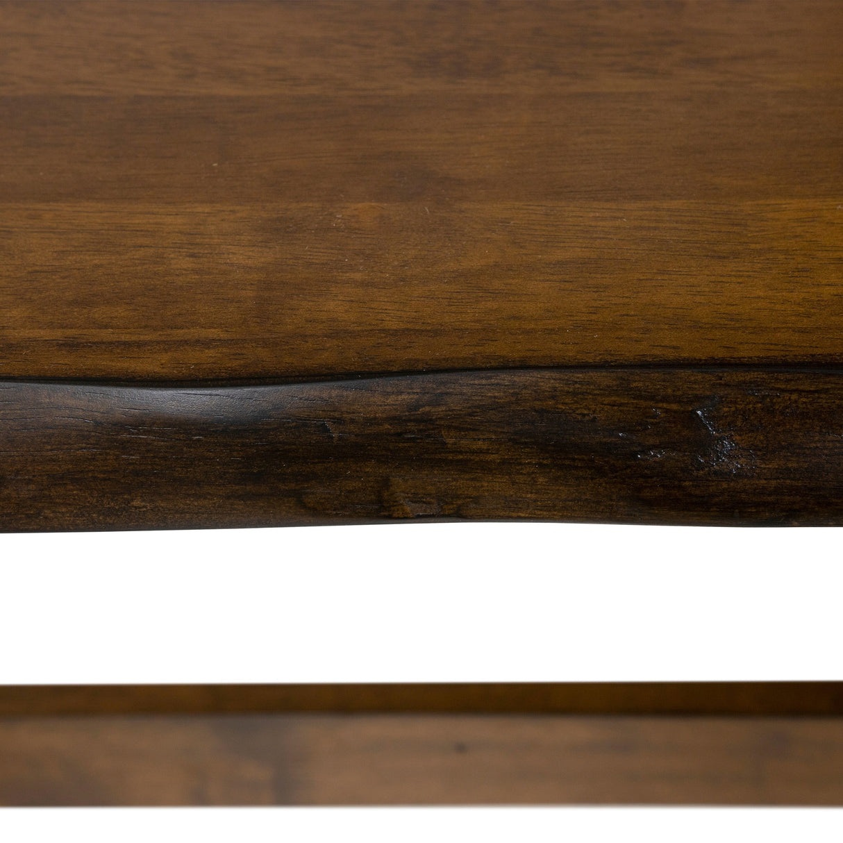 Mav Transitional Walnut 24-inch Solid Wood Side Table by Furniture of America