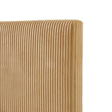 Furniture of America Modern Queen Size Corduroy Washable Bed Slipcover, Bed Headboard & Frame Cover Only