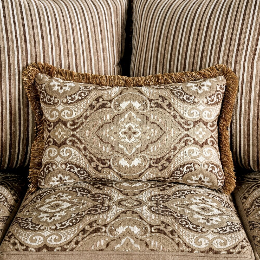 Furniture of America Nillie Traditional Wood Sofa