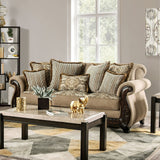 Furniture of America Nillie Traditional Wood Sofa