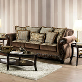 Furniture of America Nillie Traditional Wood Sofa