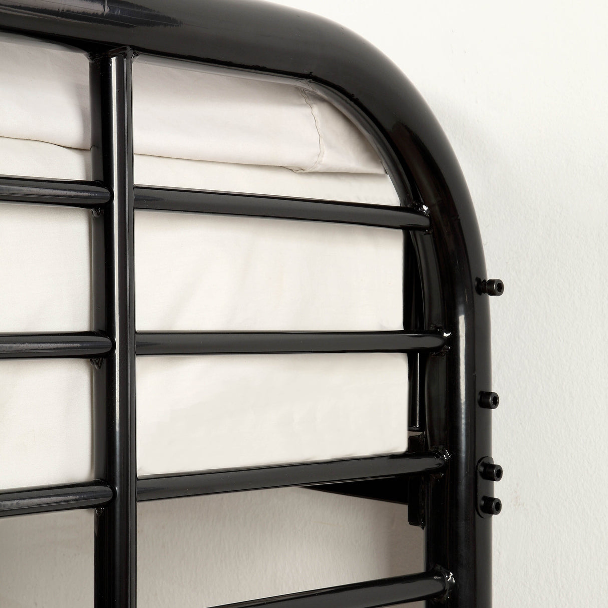 Ning Contemporary Twin Metal Futon Bunk Bed by Furniture of America