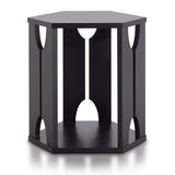 Furniture of America Piko Modern Espresso 23-inch 1-shelf Side Table