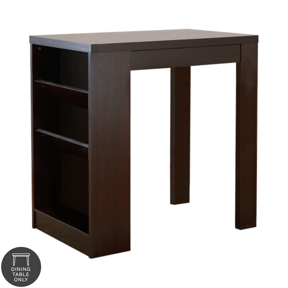 Rash Modern Brown 36-inch Wide Wood Multi-Storage Bar Table by Furniture of America