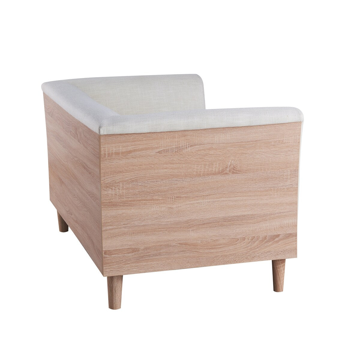 Carson Carrington Idbacka Modern Cream Loveseat