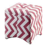Furniture of America Rith Contemporary Fabric Tufted Square Ottoman