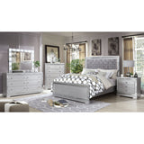 Seleena Glam Silver Solid Wood 5-Drawer Chest by Furniture of America