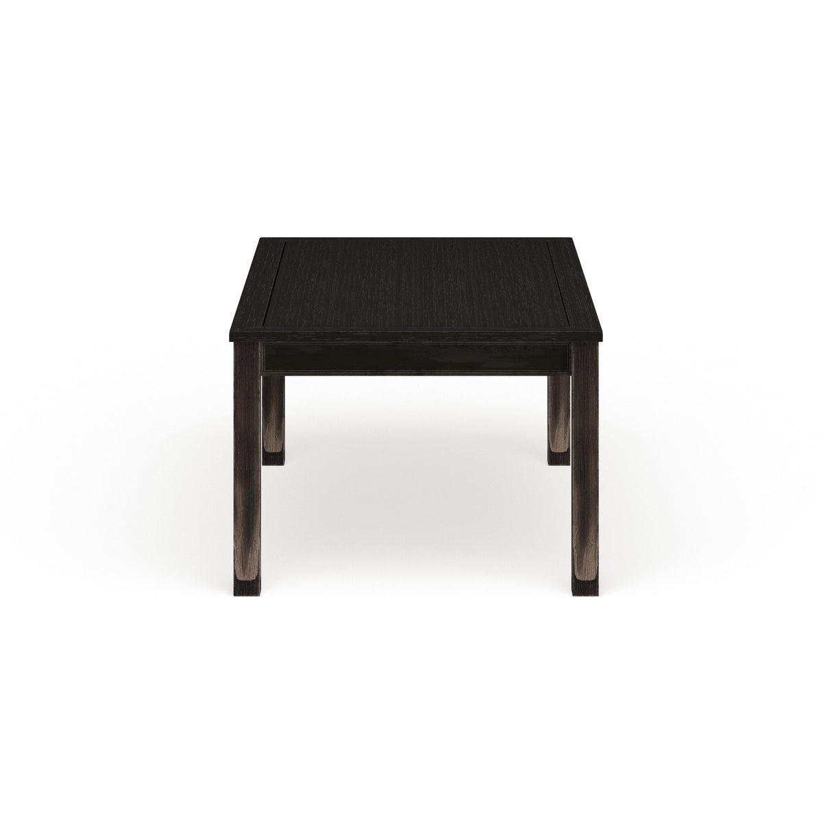 Furniture of America Tays Contemporary Black Solid Wood Dining Table