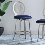 Thibbs Contemporary Padded Seat Swivel Barstools (Set of 2) by Furniture of America