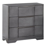 Furniture of America Tona Contemporary 6-Piece Grey Wood Storage Platform Bedroom Set with LED Lights