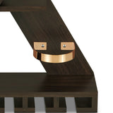 Tory Modern Wenge 4-bottle Compact Floating Wine Rack by Furniture of America