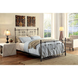 Furniture of America Trenton Industrial Grey Metal Panel Bed