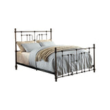 Furniture of America Trenton Industrial Grey Metal Panel Bed
