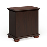 Ulis Traditional Cherry Solid Wood 3-Drawer Nightstand by Furniture of America