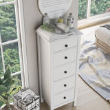 Wal Farmhouse Round Knobs 5-Drawer Storage Chest by Furniture of America