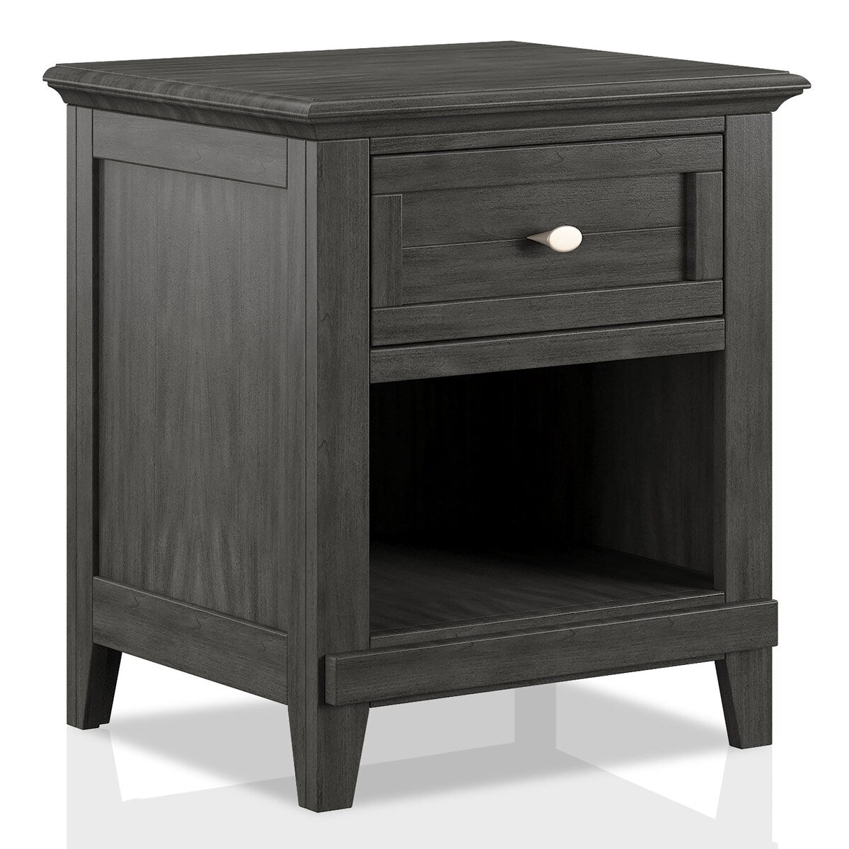 Wese Transitional Grey Wood 3-Piece Sleigh Bedroom Set by Furniture of America