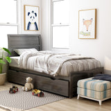 Wese Transitional Grey Wood 3-Piece Sleigh Bedroom Set by Furniture of America