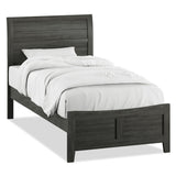 Wese Transitional Grey Wood 4-Piece Sleigh Bedroom Set by Furniture of America