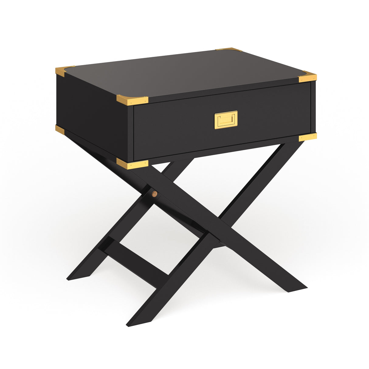 Yore Contemporary 24-inch Solid Wood 1-Drawer Side Table by Furniture of America