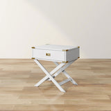 Yore Contemporary 24-inch Solid Wood 1-Drawer Side Table by Furniture of America