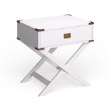 Yore Contemporary 24-inch Solid Wood 1-Drawer Side Table by Furniture of America