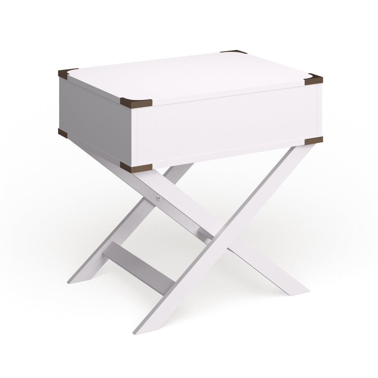 Yore Contemporary 24-inch Solid Wood 1-Drawer Side Table by Furniture of America