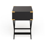 Yore Contemporary 24-inch Solid Wood 1-Drawer Side Table by Furniture of America