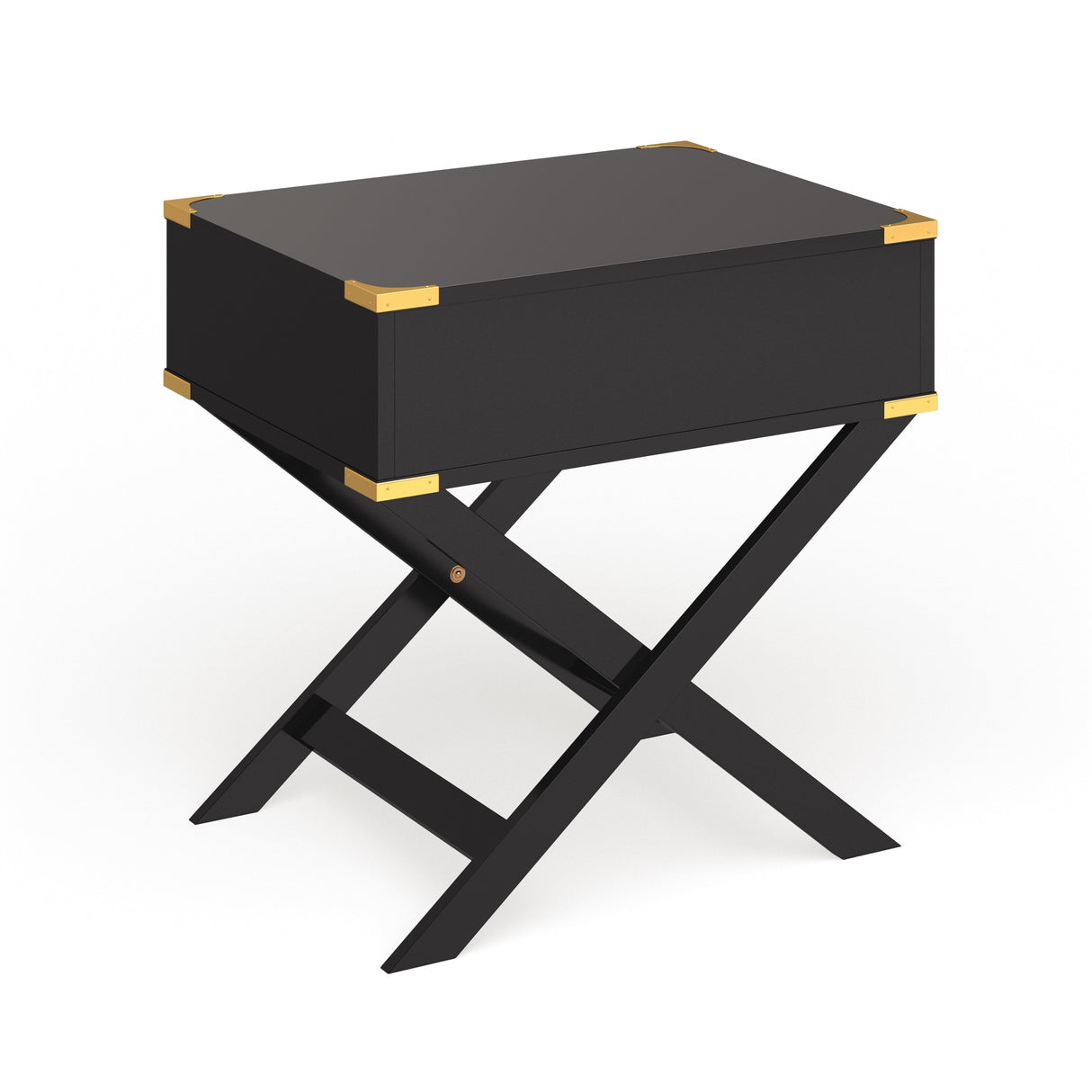 Yore Contemporary 24-inch Solid Wood 1-Drawer Side Table by Furniture of America