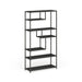 Zaur Urban 6-Shelf Grey Metal Open Back Tiered Bookshelf by Furniture of America