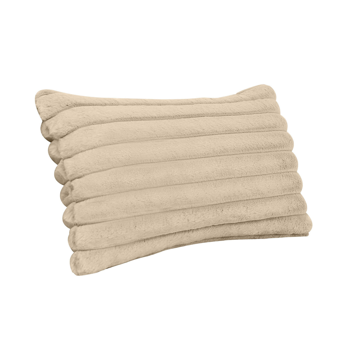 Furry Faux Fur Rectangular Accent Pillow
