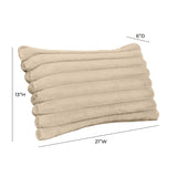 Furry Faux Fur Rectangular Accent Pillow