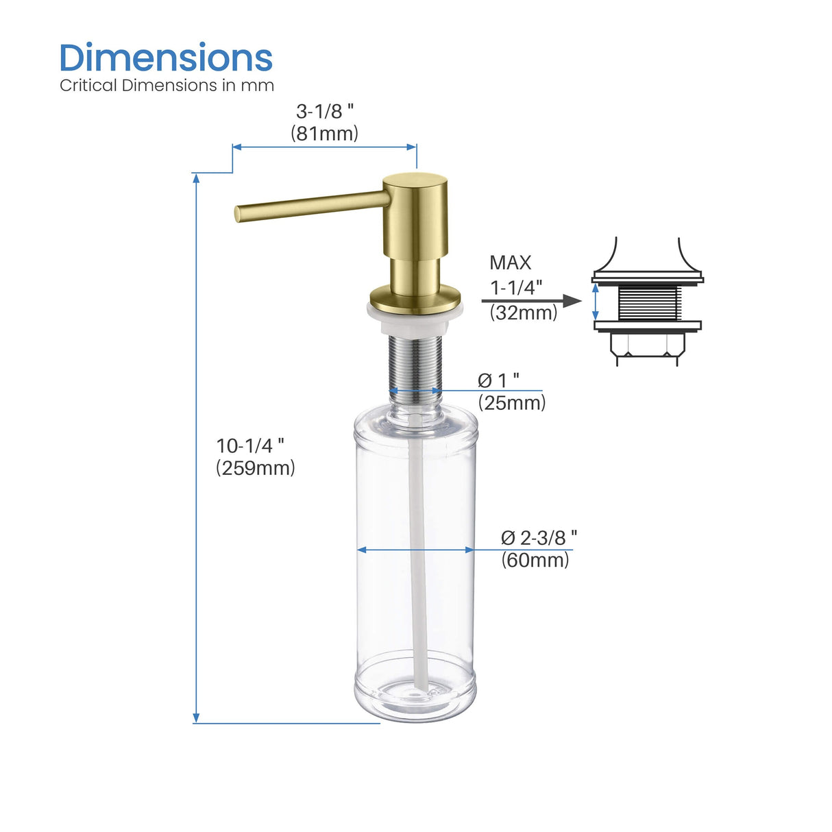 Fusion Single Handle Pull Down Kitchen & Bar Sink Faucet with Soap Dispenser