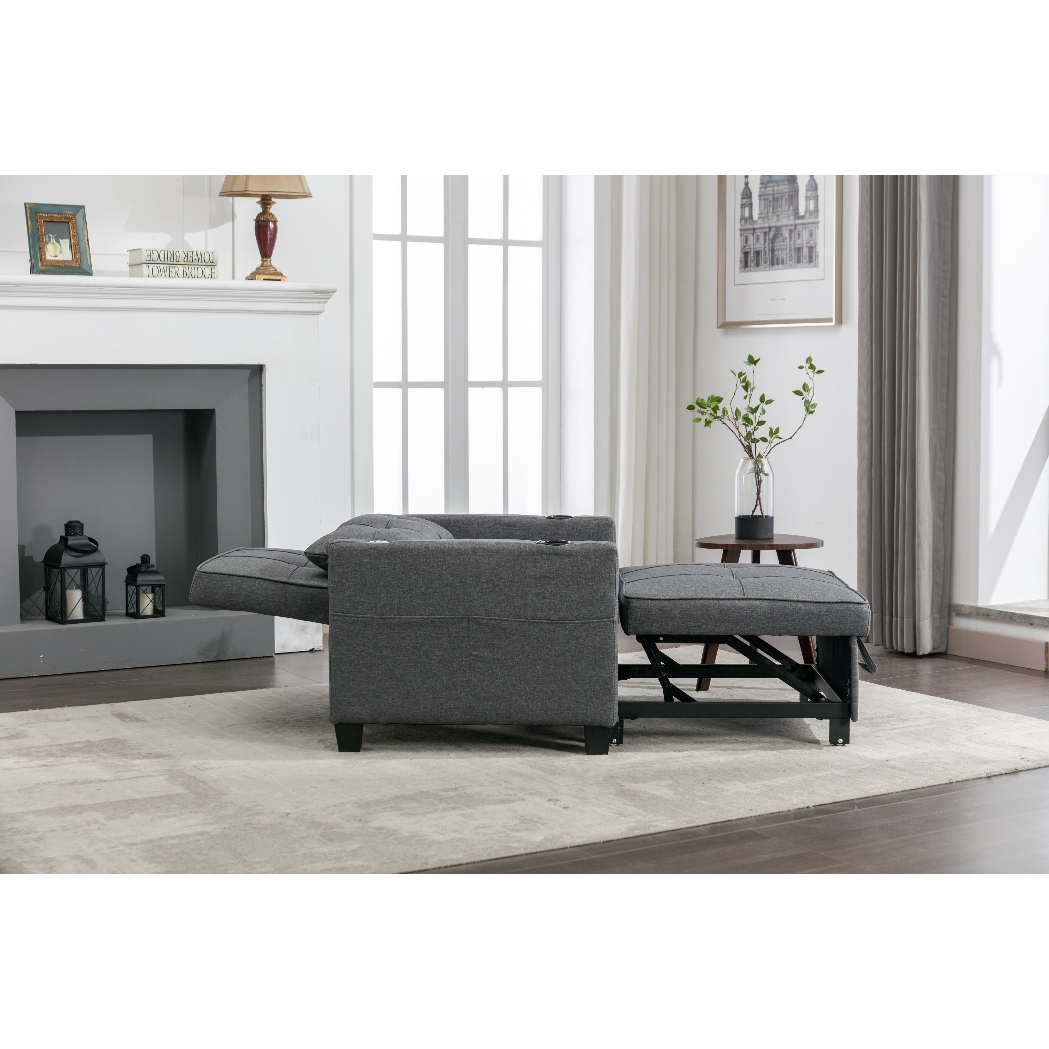 Convertible accent chair bed sales