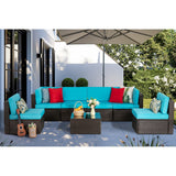 Futzca 7 Pieces Outdoor Patio Furniture Sets