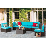 Futzca 7 Pieces Outdoor Patio Furniture Sets