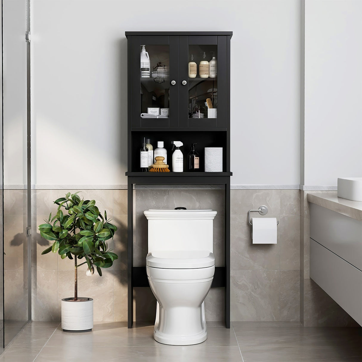 Futzca Over The Toilet Storage Cabinet