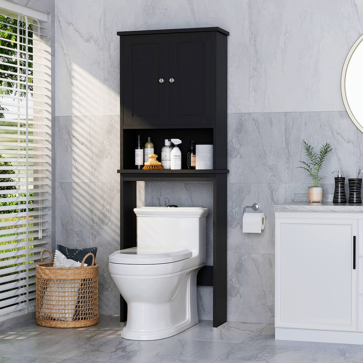 Futzca Over The Toilet Storage Cabinet