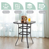 Futzca Patio Swivel Bar Bistro Set or Swivel Bar Stools