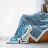 Fuzzy Warm Cozy Soft Throw Blanket, Plush Microfiber Blanket
