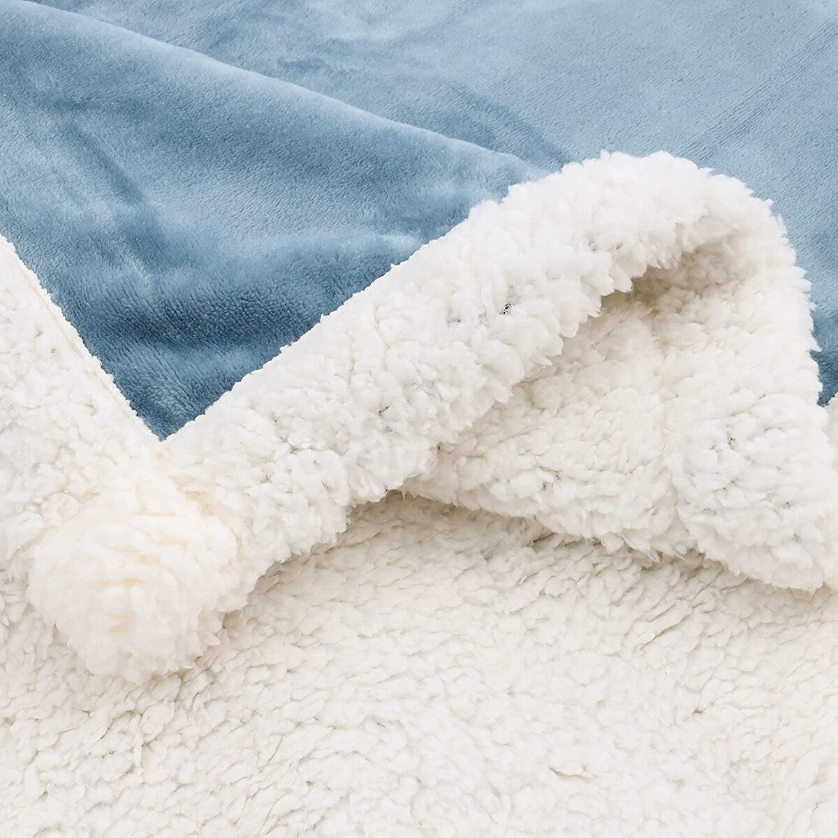 Fuzzy Warm Cozy Soft Throw Blanket, Plush Microfiber Blanket