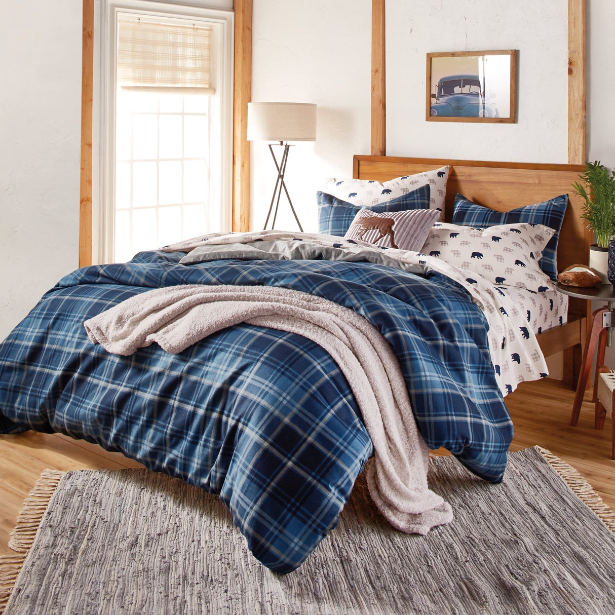G.H. Bass & Co. Heartland Plaid Cotton Comforter Set