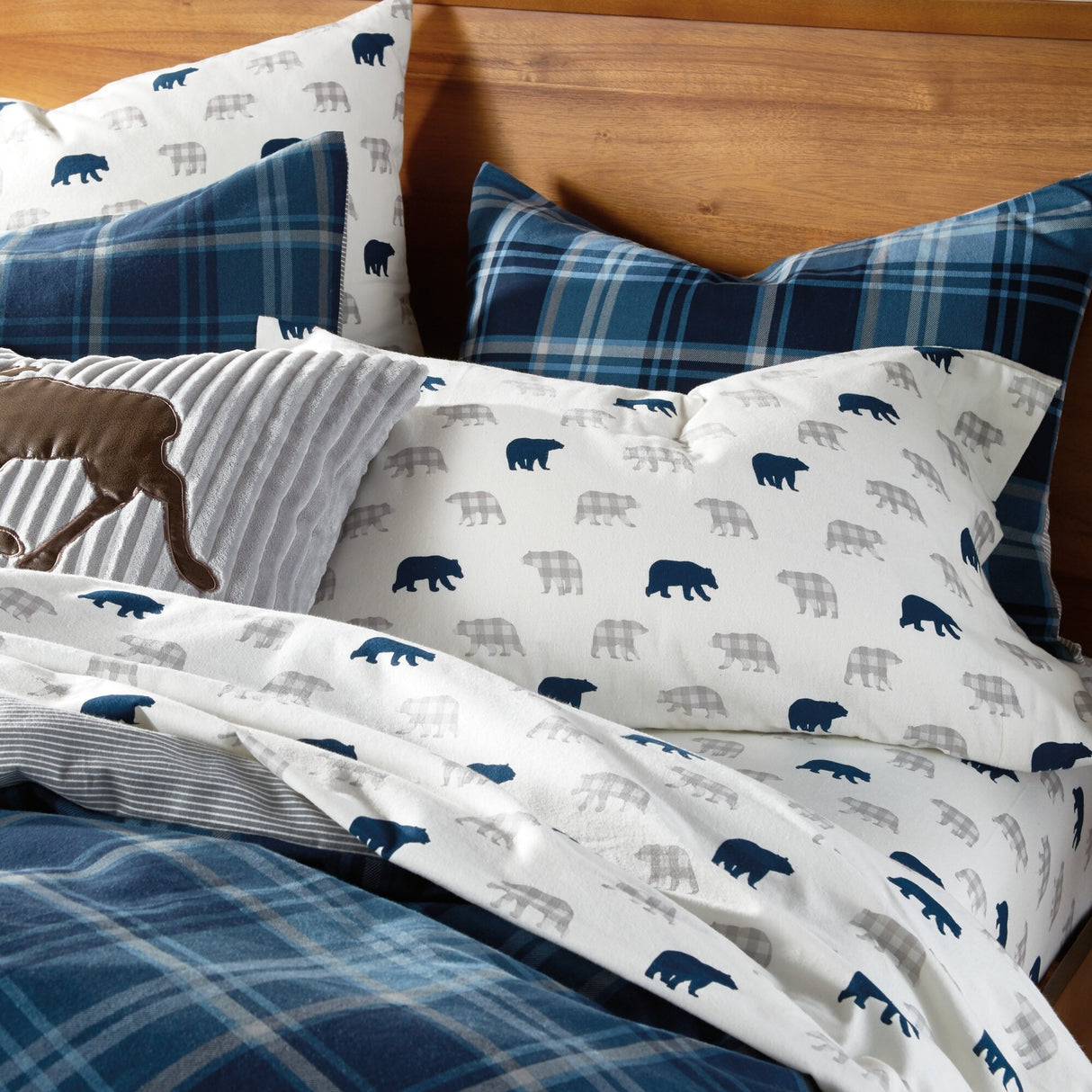 G.H. Bass & Co. Heartland Plaid Cotton Comforter Set
