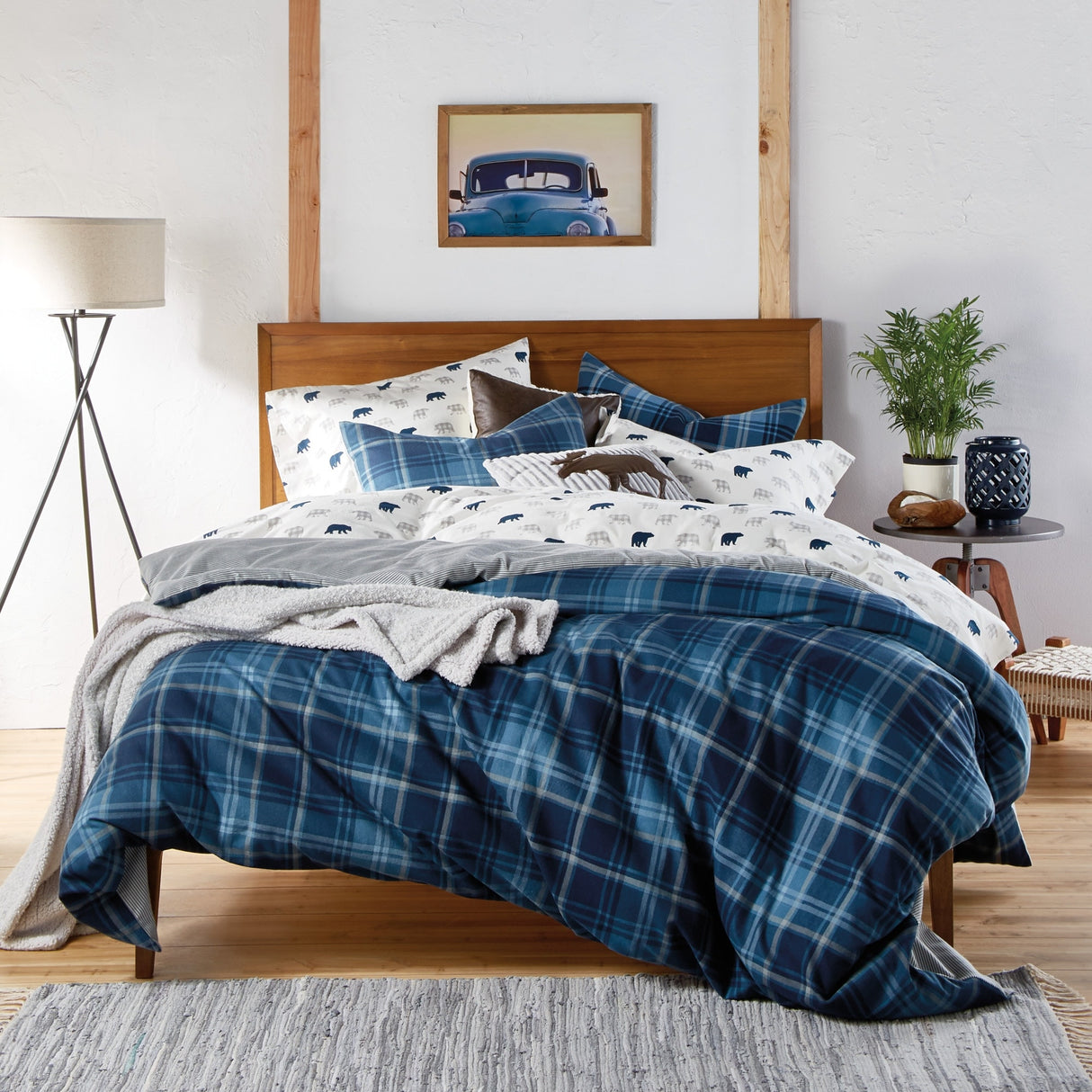 G.H. Bass & Co. Heartland Plaid Cotton Comforter Set