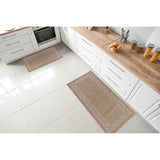 GAD - Classical Sisal-Inspired Indoor Outdoor Area Rug, Medallion, Bordered, Geometric Pattern, Fade and Stain Resistant